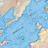 Map 10A - Basswood Lake Depth Contour Map