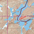 Map 11 - Jackfish Bay, Crooked Lake and Beartrap River
